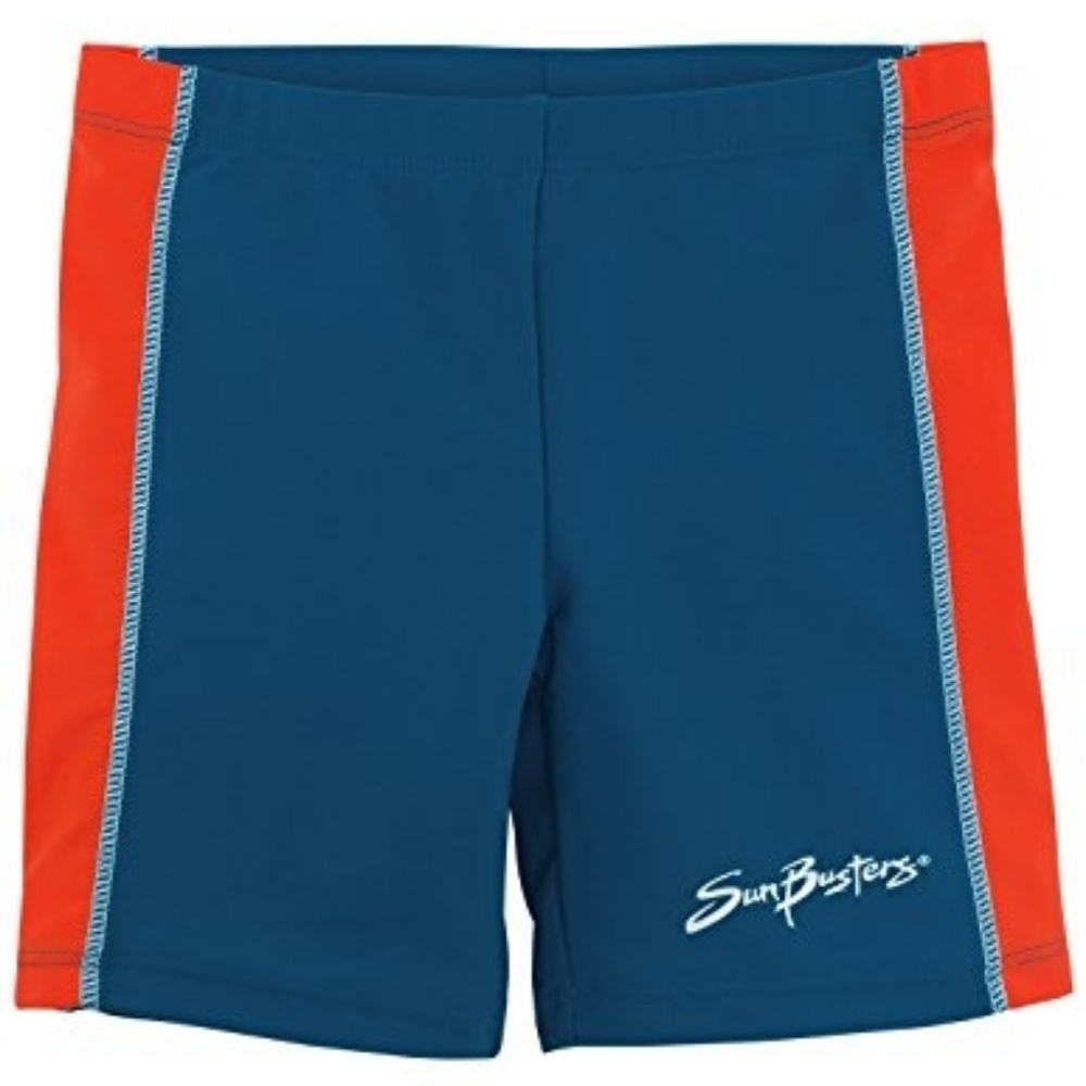 3/$20 SunBusters Blue Orange Swim Shorts UPF50+ NWT